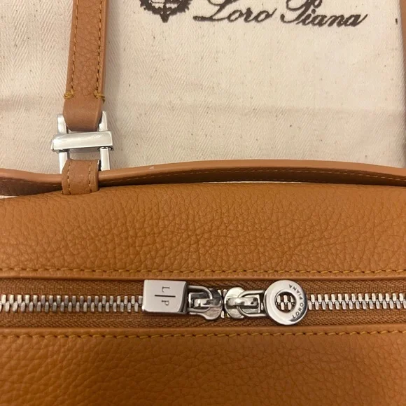 Loro Piana Tan Crossbody Bag with Minimalist Design - Picture 2 of 6